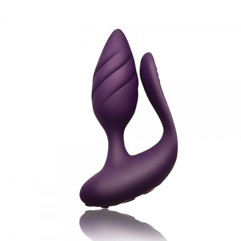| Rocks Off Cocktail Remote Control Couples Vibe Purple