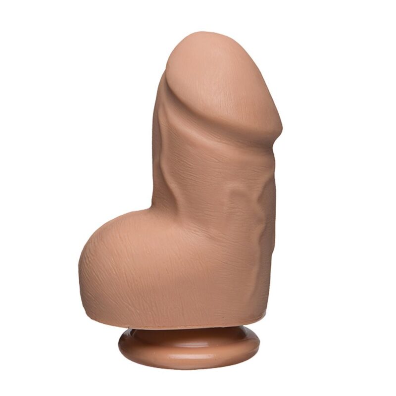 | The D Fat D 6 Inch Vanilla Dildo With Balls