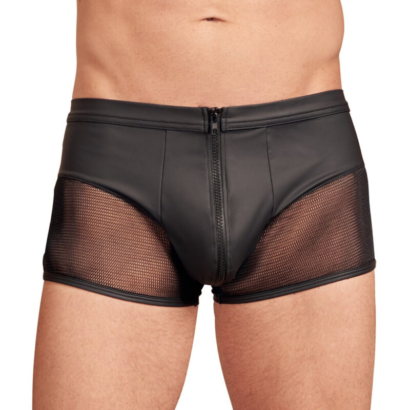 | NEK Matte Look Pants With Zip Opening Black
