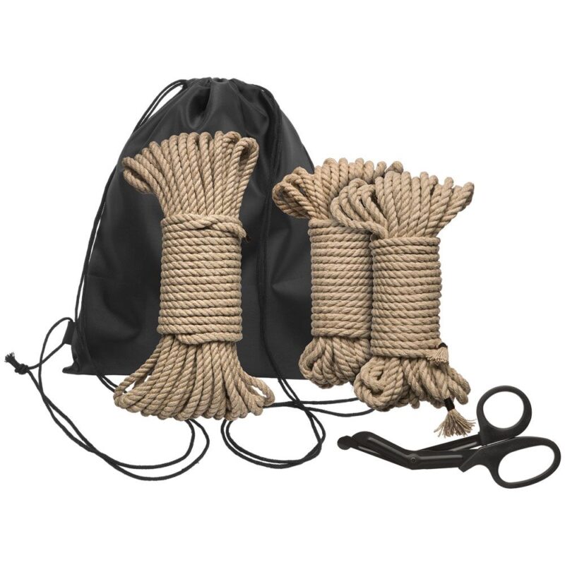| Kink Bind And Tie Initiation 5 Piece Hemp Rope Kit