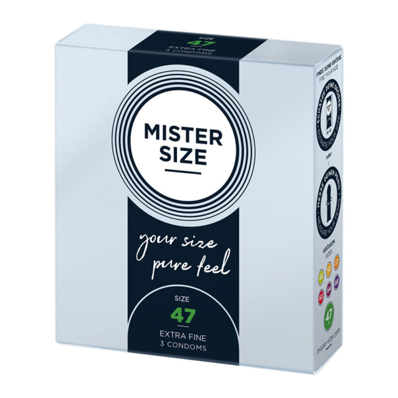 | Mister Size 47mm Your Size Pure Feel Condoms 3 Pack