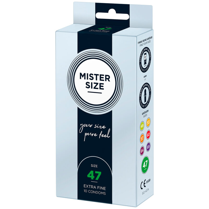 | Mister Size 47mm Your Size Pure Feel Condoms 10 Pack