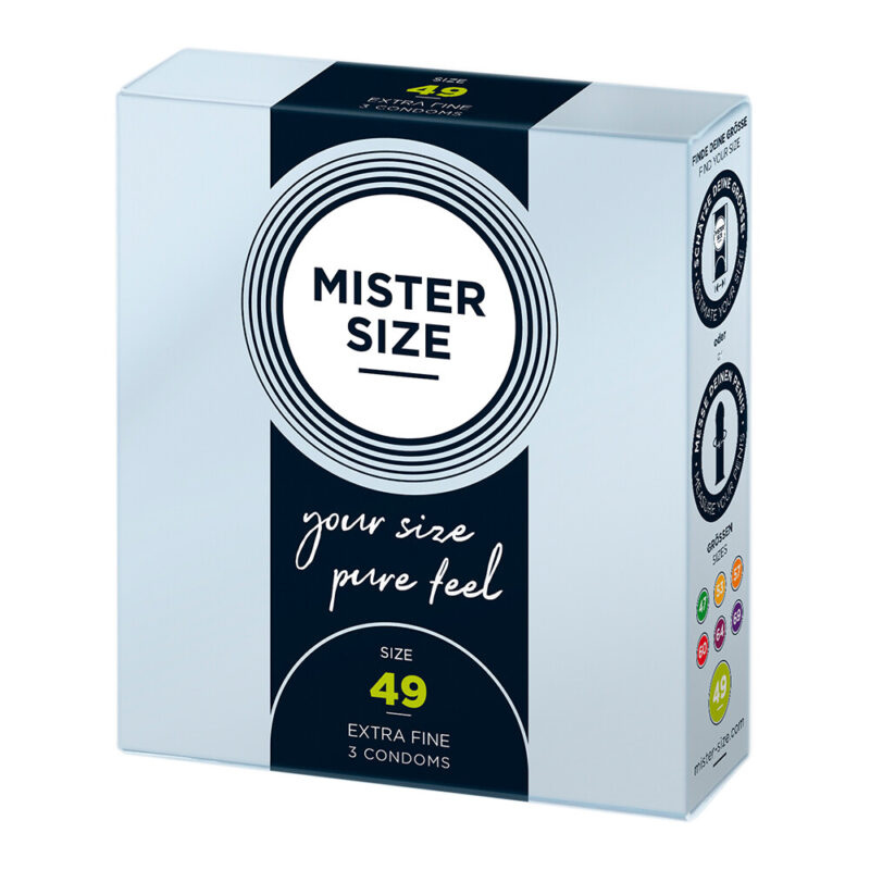 | Mister Size 49mm Your Size Pure Feel Condoms 3 Pack