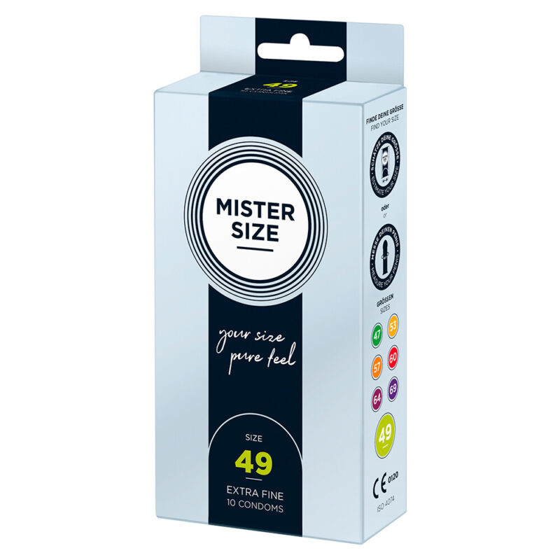 | Mister Size 49mm Your Size Pure Feel Condoms 10 Pack