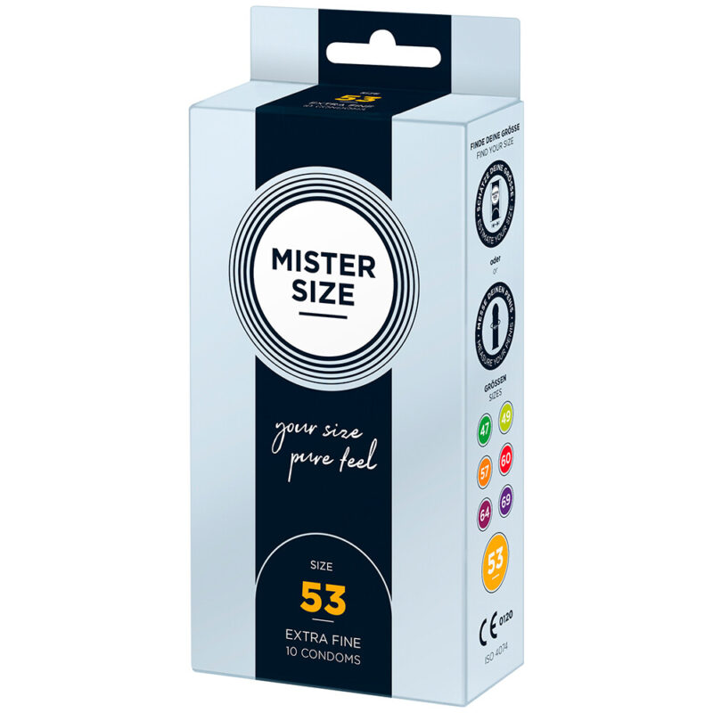 | Mister Size 53mm Your Size Pure Feel Condoms 10 Pack