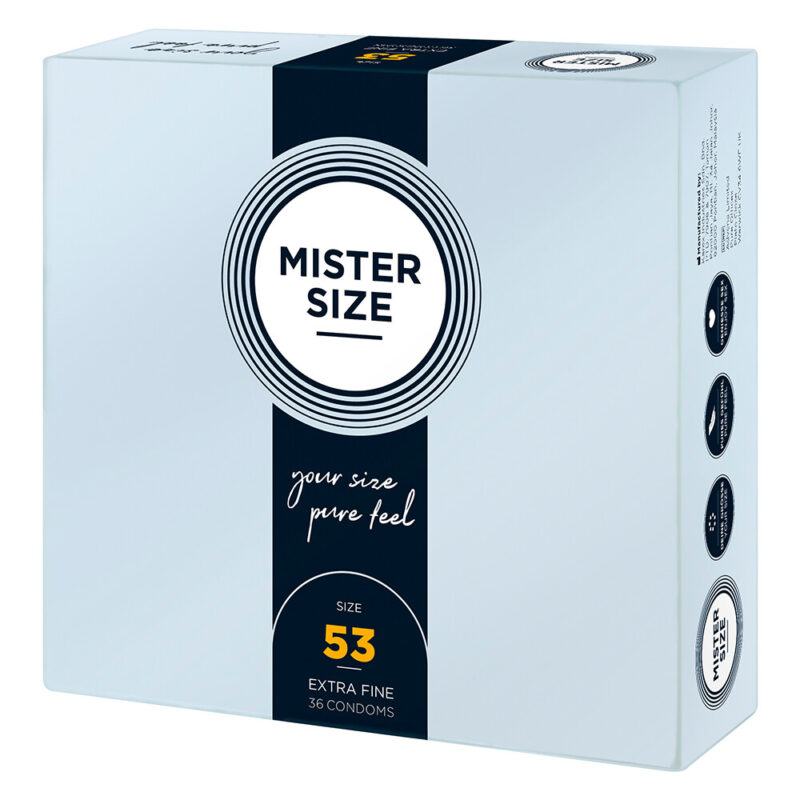 | Mister Size 53mm Your Size Pure Feel Condoms 36 Pack