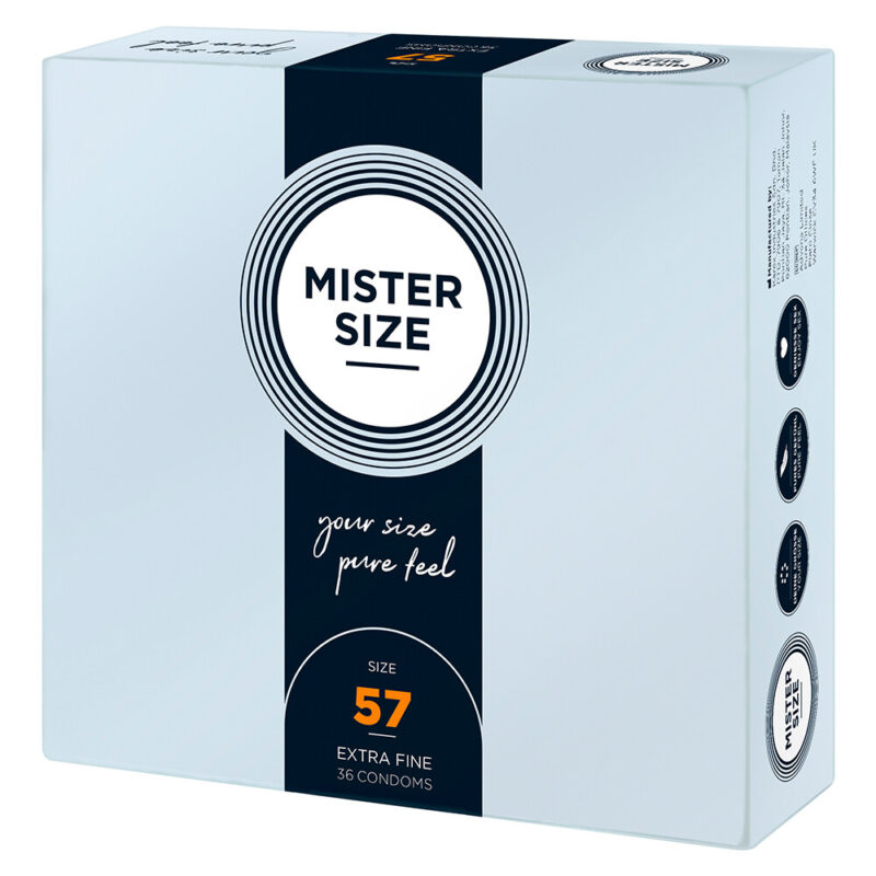 | Mister Size 57mm Your Size Pure Feel Condoms 36 Pack