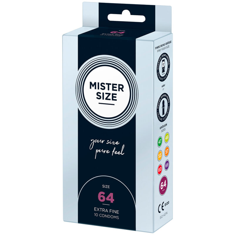 | Mister Size 64mm Your Size Pure Feel Condoms 10 Pack