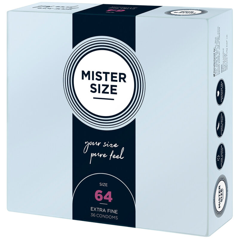 | Mister Size 64mm Your Size Pure Feel Condoms 36 Pack