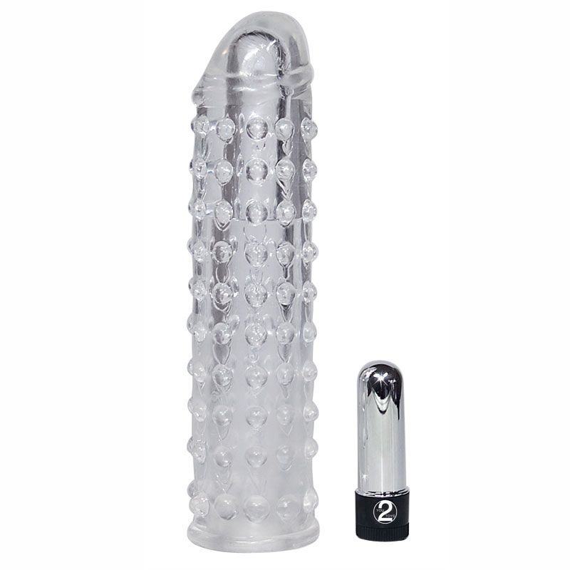| Clear Vibrating Penis Sleeve