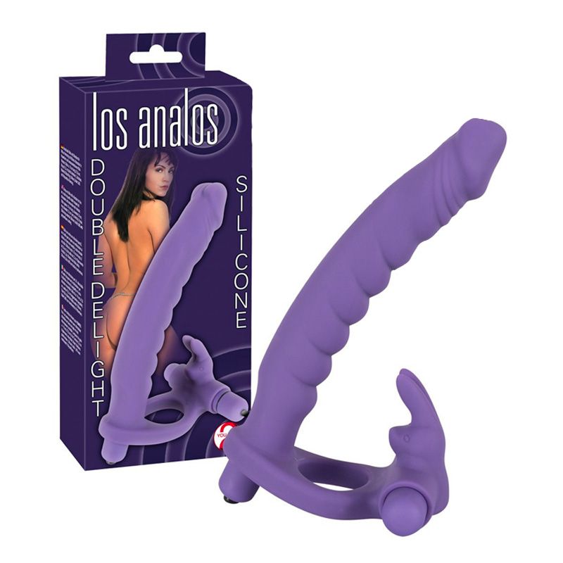 | Los Analos Double Delight Vibrating Dildo And Cock Ring