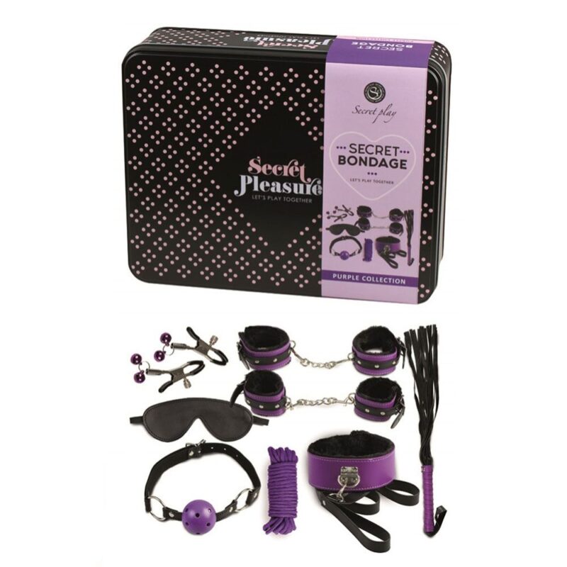 | Secret Bondage Kit Black And Purple Collection