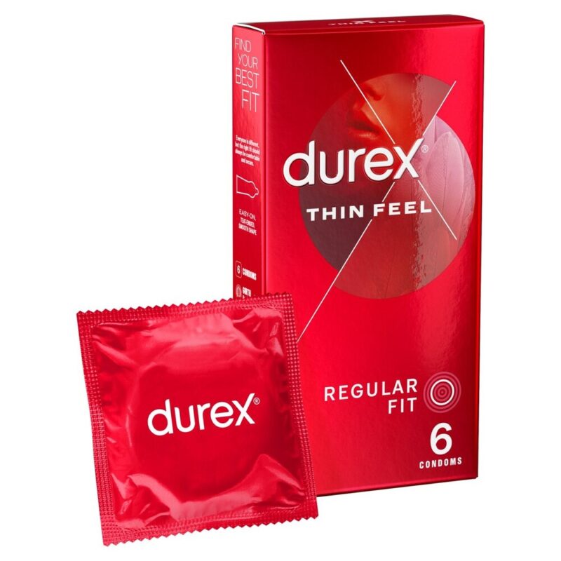 | Durex Thin Feel Regular Fit Condoms 6 Pack