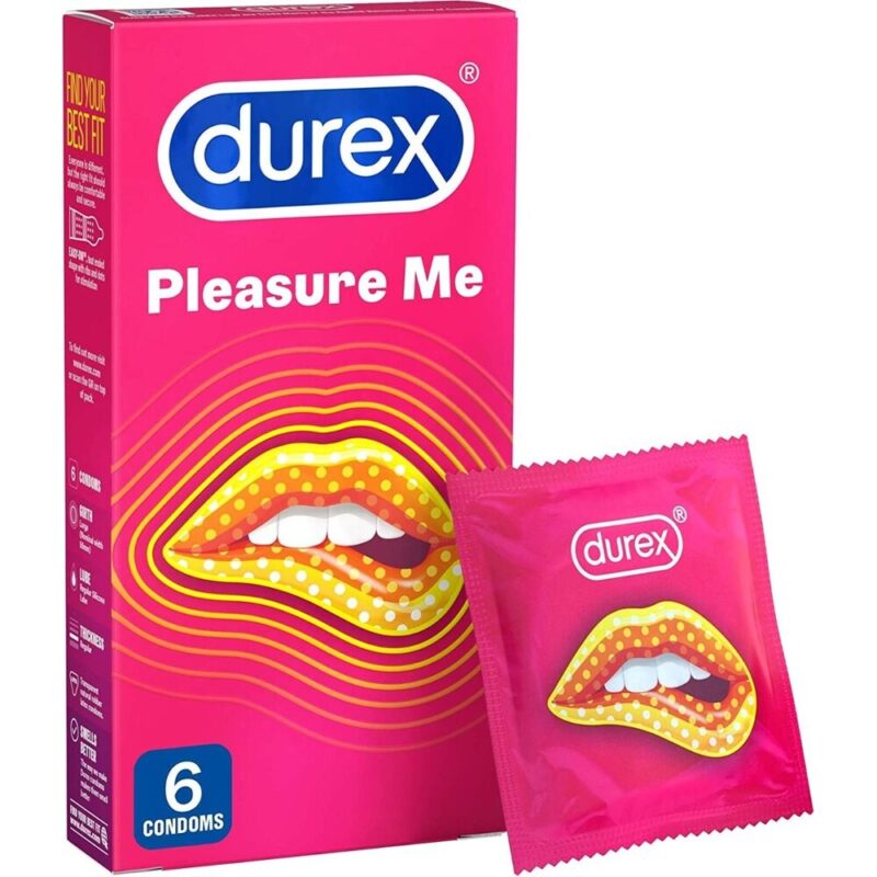 | Durex Pleasure Me Ribbed And Dotted Condoms 6 Pack