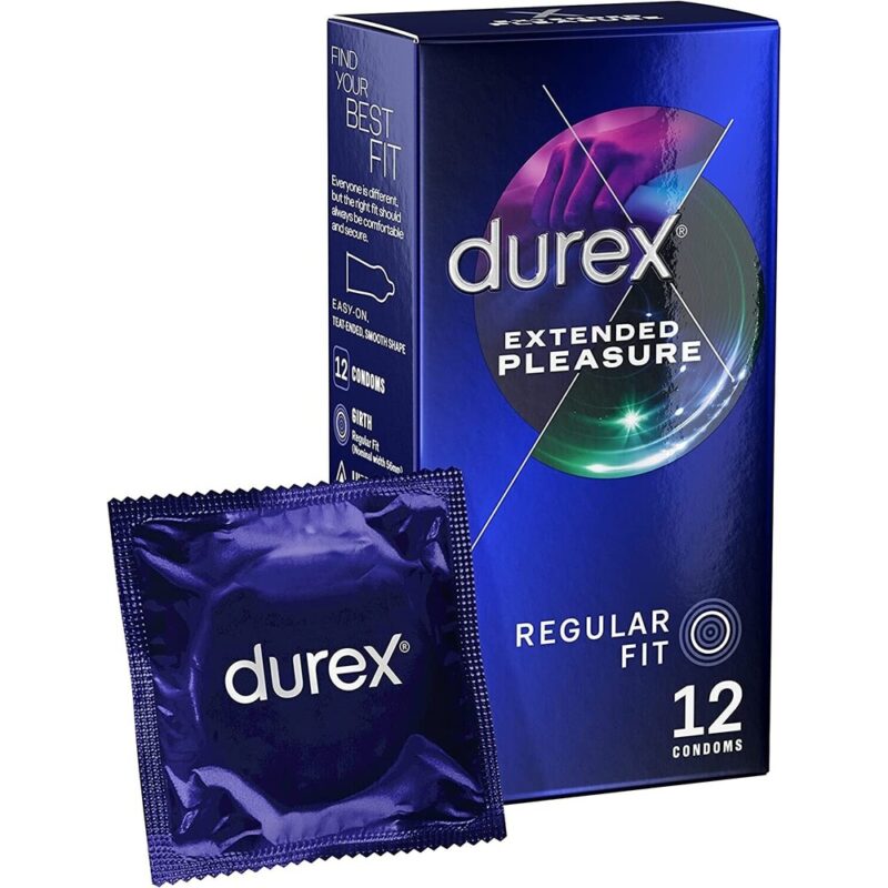 | Durex Extended Pleasure Regular Fit Condoms 12 Pack