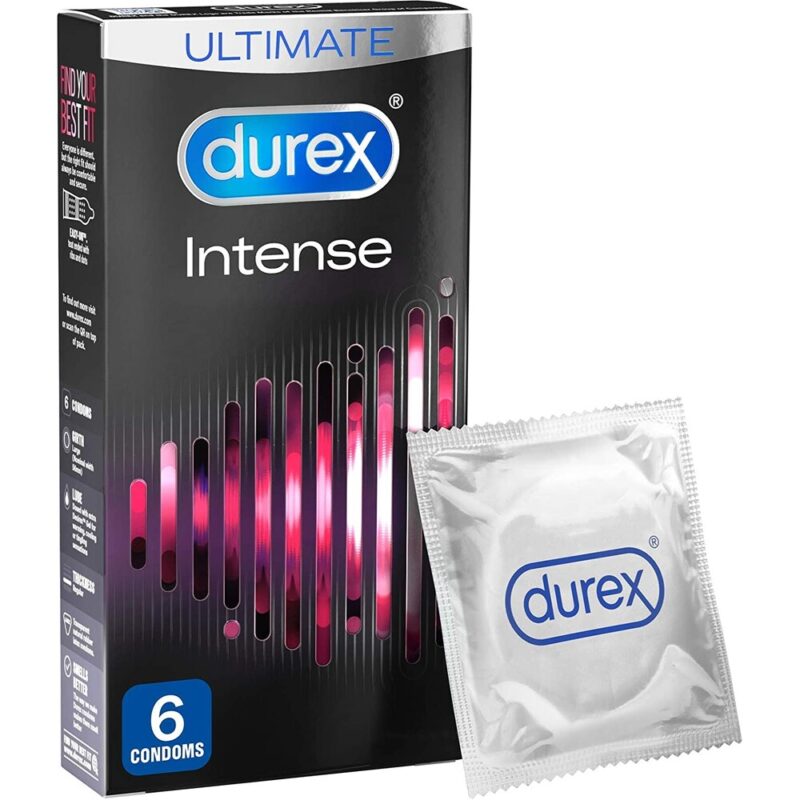| Durex Intense Ribbed And Dotted Condoms 6 Pack
