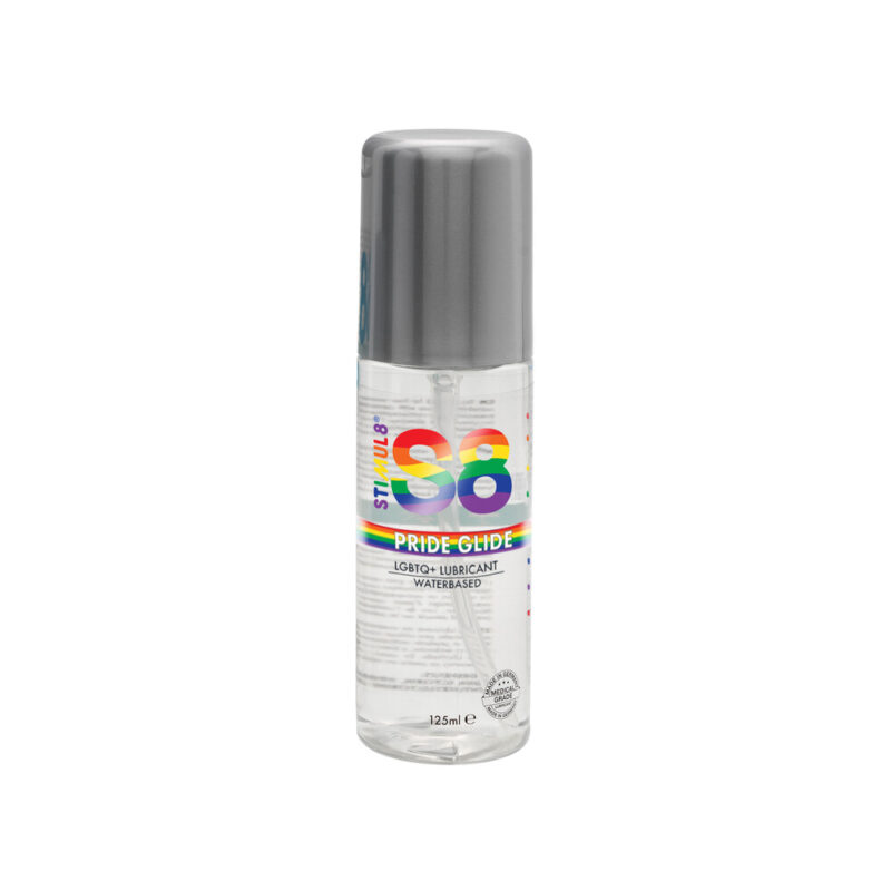 | S8 Pride Glide Water Based Lubricant 125ml