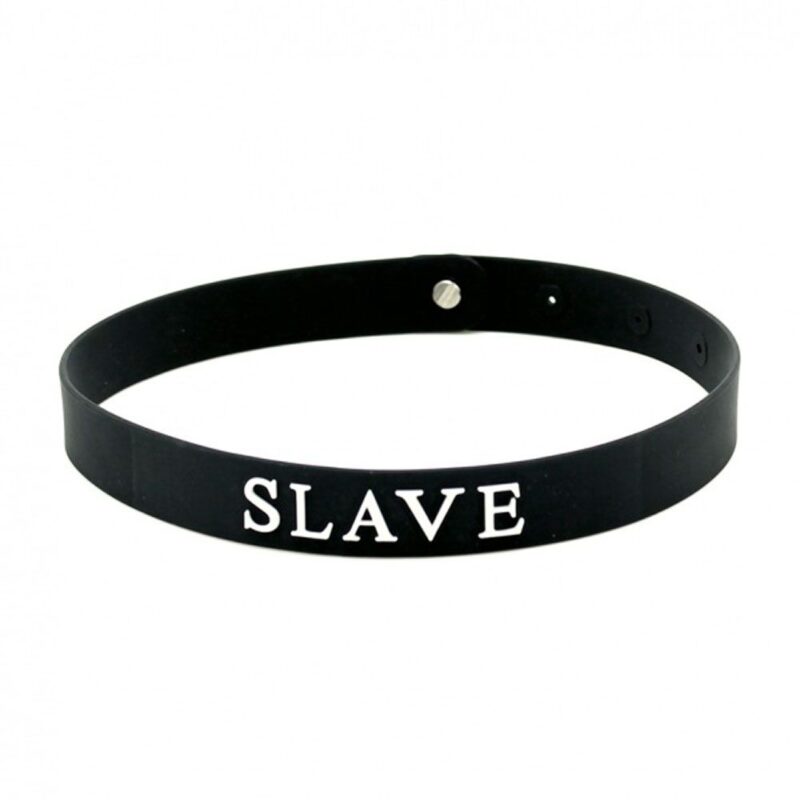 | Black Silicone Slave Collar