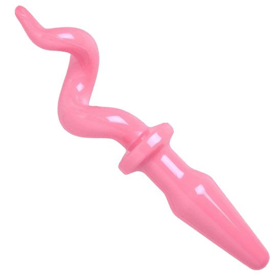 | XR Pig Tail Pink Butt Plug