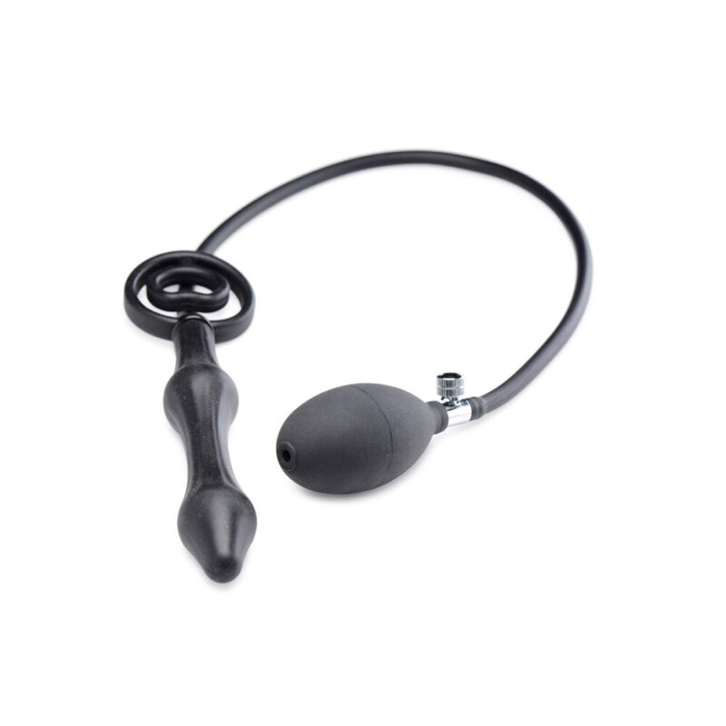| Master Series Devils Rattle Inflatable Anal Plug With Cock Ring