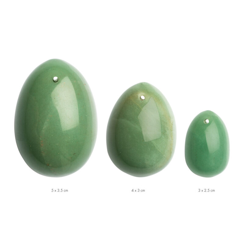 | La Gemmes Yoni Egg Set Jade