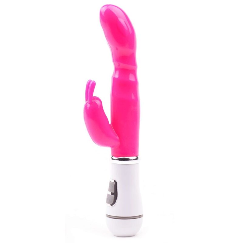 | Slim GSpot Twelve Speed Rabbit Vibrator Neon Pink