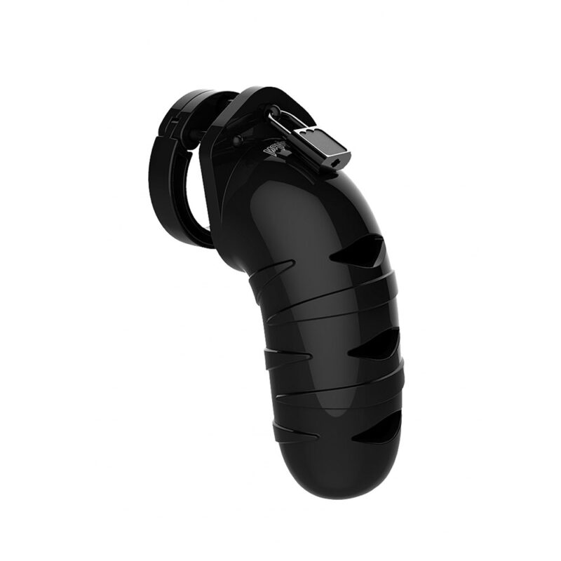 | Man Cage 05 Male 5.5 Inch Black Chastity Cage