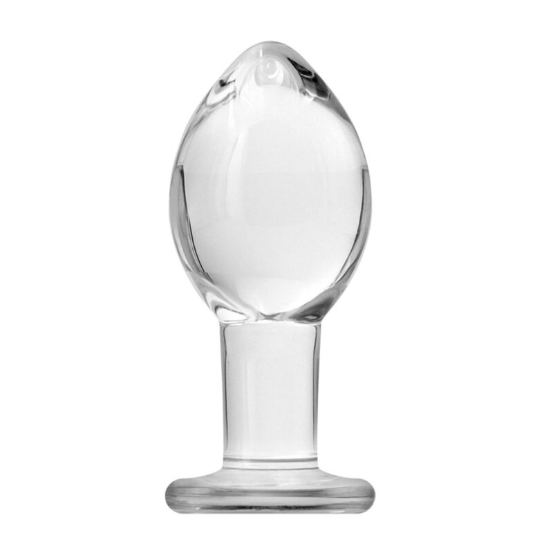 | Crystal Premium Glass Large Butt Plug