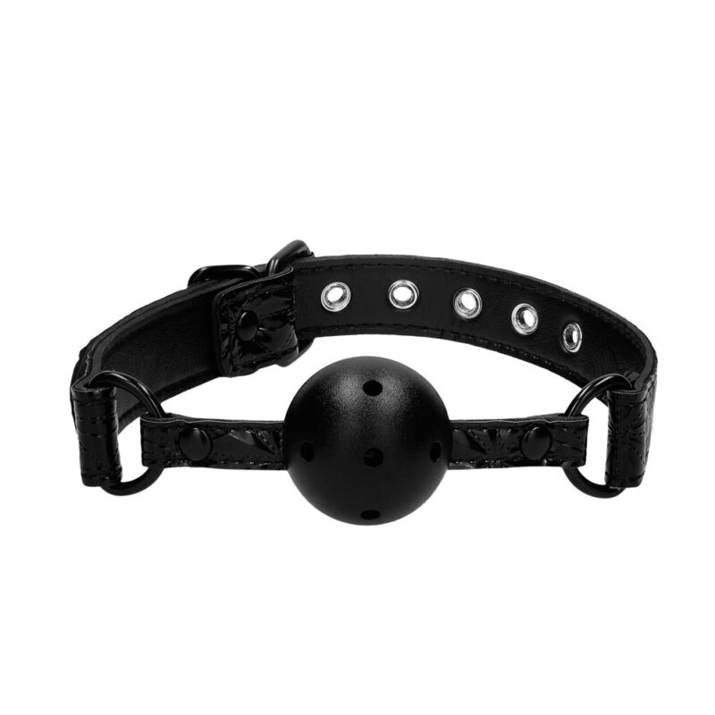 | Ouch Breathable Luxury Black Ball Gag