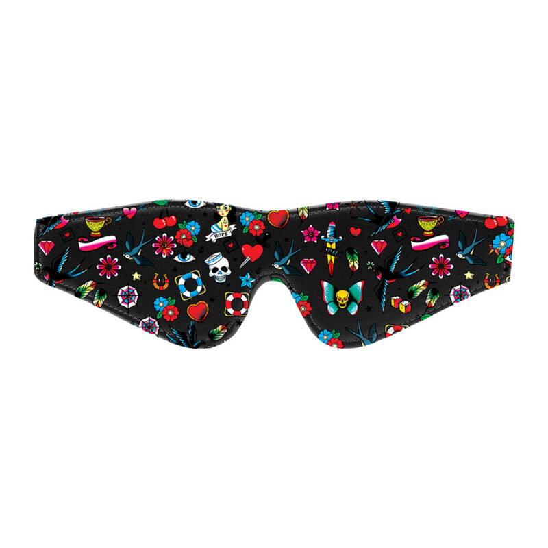 | Ouch Old School Tattoo Printed Eye Mask