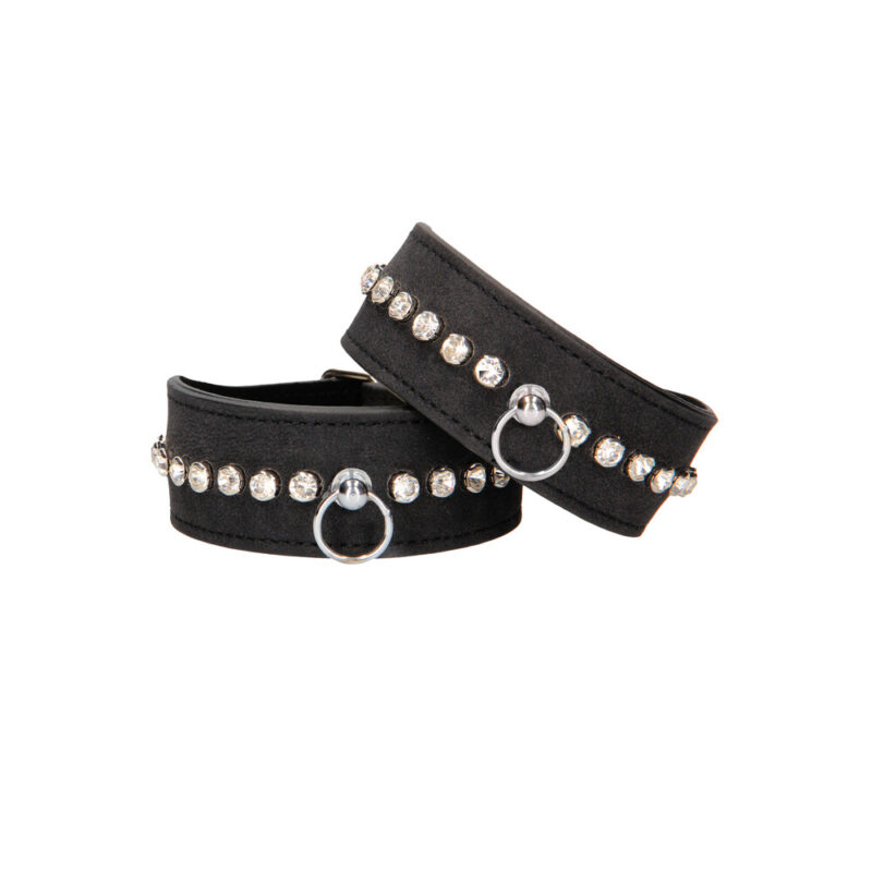 | Ouch Diamond Studded Ankle Cuffs