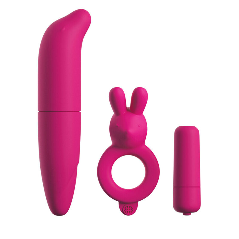 | Classix Couples Vibrating Starter Kit Pink