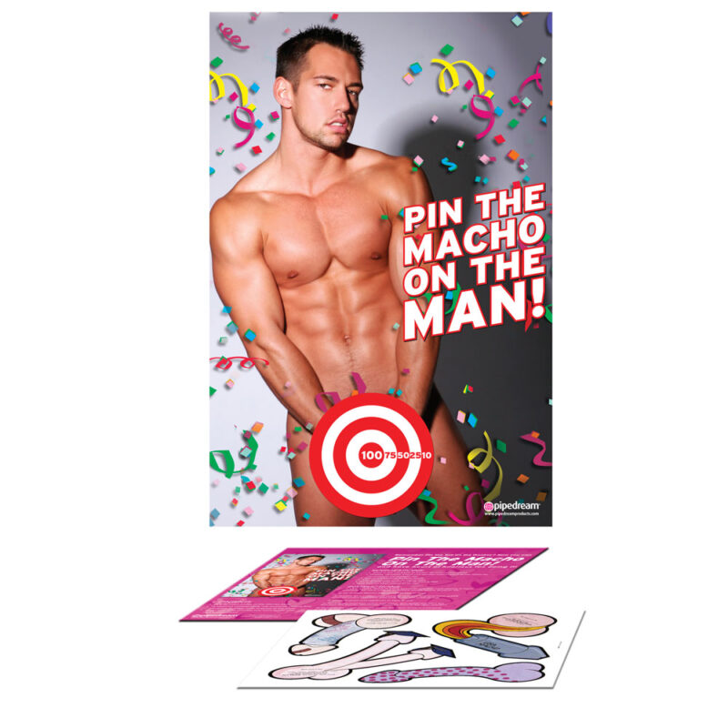 | Bachelorette Party Favors Pin The Macho On The Man