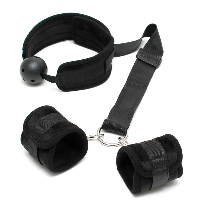 | Breathable Mouth Gag With Cuffs