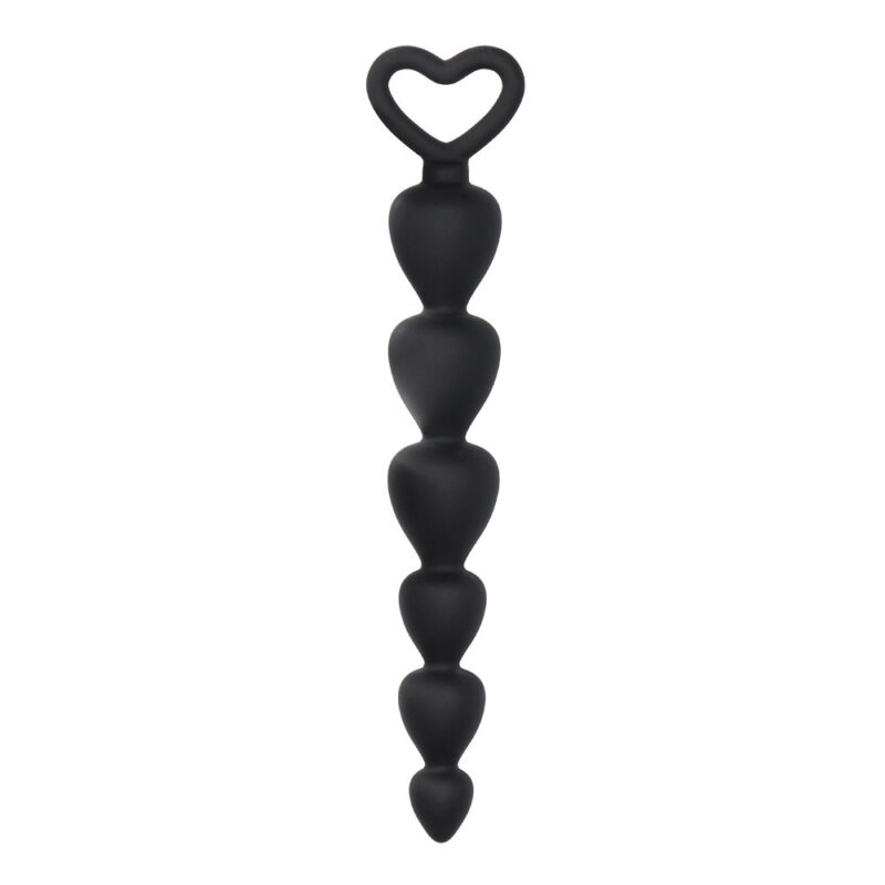 | Black Silicone Anal Beads