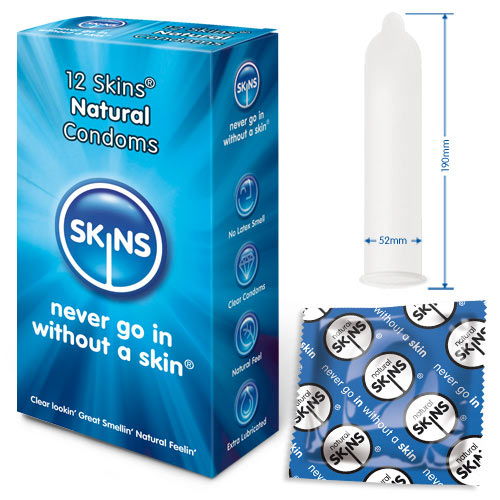 | Skins Condoms Natural 12 Pack