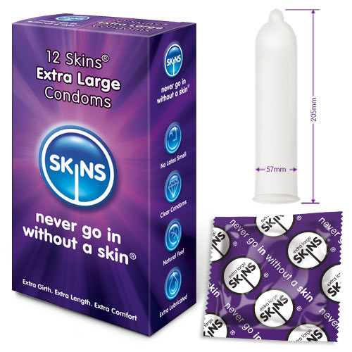| Skins Condoms Extra Large 12 Pack