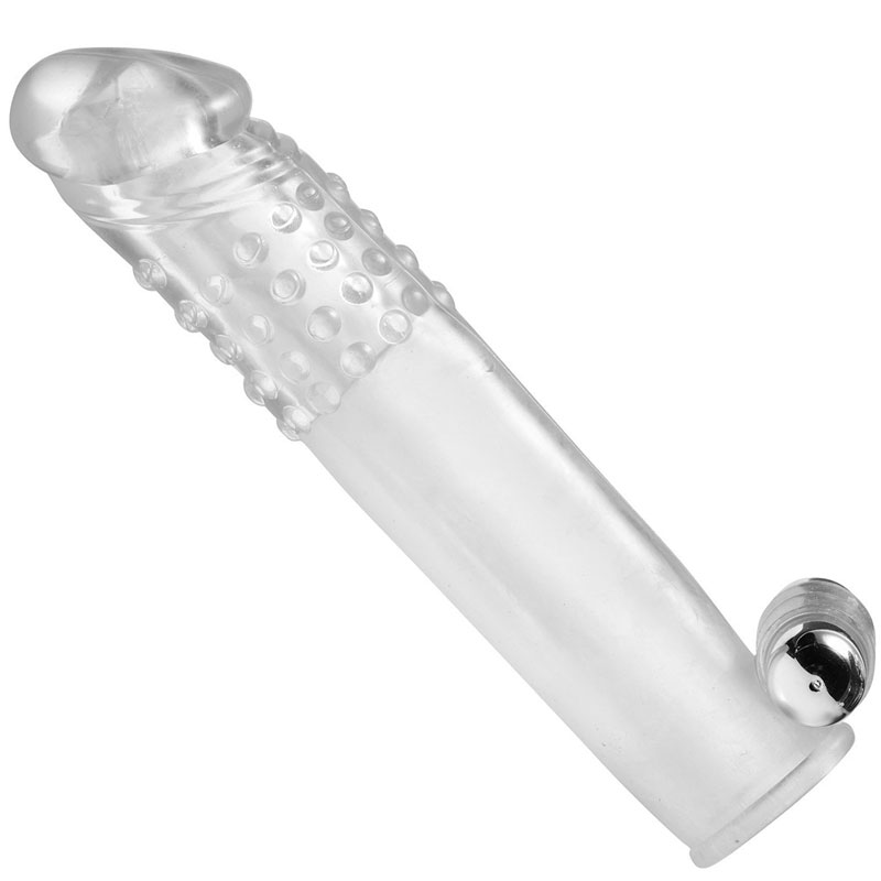 | Size Matters Clear Vibrating Penis Sleeve