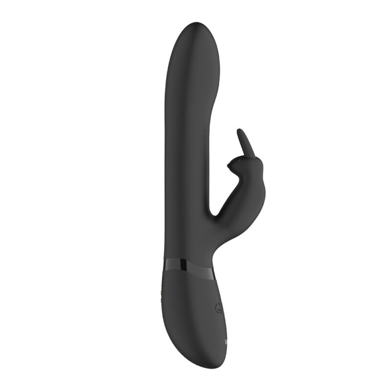 | Vive Amoris Black Rabbit Vibrator With Stimulating Beads